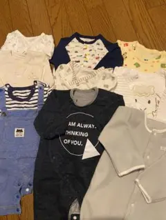 【まとめ売り】出産準備 男の子ベビー服 50-70cm 9着