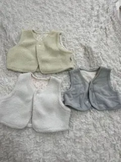 ベビーベスト 3点セット フリース