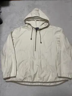 90s OLD GAP コットンリネンアノラックパーカー　Sサイズ