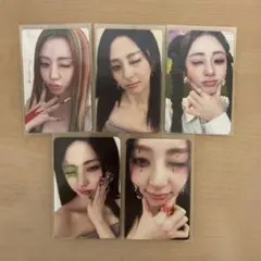 LE SSERAFIM CRAZY タレントカード 5枚セット