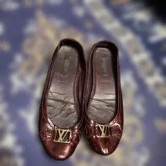 LOUIS VUITTON フラットシューズ ボルドーのサムネイル