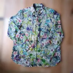 ZARA BASIC 花柄 長袖シャツのサムネイル