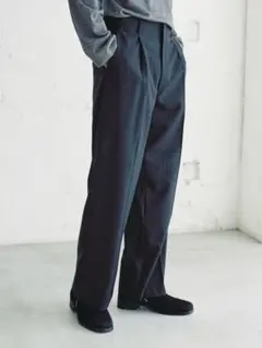 リドム　Wool Subtle Flare Slacks スラックス