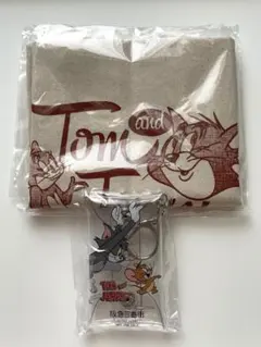 トムとジェリー 阪急三番街　クリアマルチケース マルシェバッグ