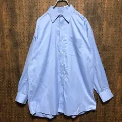 トミーヒルフィガー　長袖シャツ オックスフォード　水色　ブルー YE67