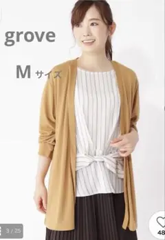 grove カーディガン‪✕‬‪‪ウエストマークブラウスのサムネイル