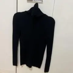 UNIQL メリノリブタートルネックセーター　Lサイズ