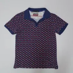 Scotch & Soda 花柄ポロシャツ ネイビー Sのサムネイル