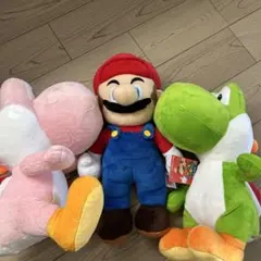 マリオ ヨッシー　ぬいぐるみ 約30cm タグ付き