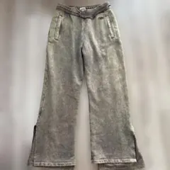 ありんこ様DIESEL ワイド　スウェット ブラウン　サイドスリット