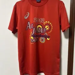 全日本選手権2012 赤 Tシャツ asics