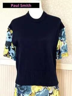 Paul Smith 鮮やかな♪夏迄快適素材♪ 半袖コットンニット