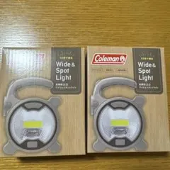 ＊新品未開封＊ Coleman Wide & Spot Light 2個セット