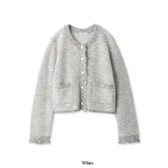 FRAY I.D / フレイアイディー リリーツイードニットカーディガン