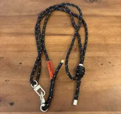 topologie ショルダーストラップ 黒 反射糸入り