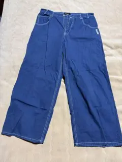 【状態A】XLARGE カーゴパンツ 青 34inch olds