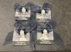 【新品未使用4点セット♡】サンリオキャラクターズ クリアリボンゴム♡ポチャッコ