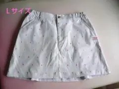 TIGORA ティゴラ　白　ロゴゴルフスカート　Lサイズのサムネイル