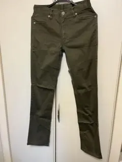 オリーブグリーン スリムフィット チノパン　ユニクロ　　W63