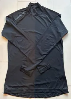 Mizuno ブラックハイネック アンダーシャツ S 長袖