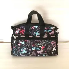 LeSportsac レスポートサック エナメル ボストンバッグ 光沢 2WAY