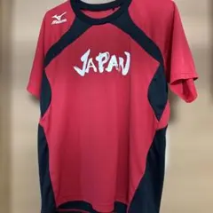 Mizuno 日本代表 半袖ウェア レッド/ブラック