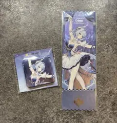 原神 オデット 美団 缶バッジ チケット風カード