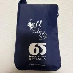 スヌーピー エコバッグ ネイビー 65