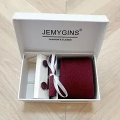 3点⭐️JEMYGINS メンズイージーケア 洗えるネクタイ プレゼント