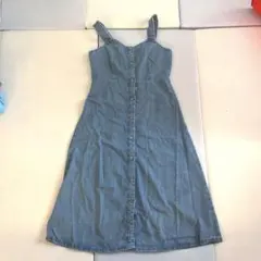 GU デニムワンピース　ゴム入り