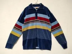 PLEVO COLLECTION　サーフ系　海　パイル地　オープンカラー　長袖