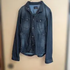 NICOLE CLUB ダークブルー デニムジャケット サイズ46