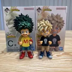 一番くじ　僕のヒーローアカデミア 緑谷出久　爆豪勝己　幼少期　セット