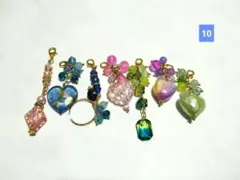 10，天然石オリジナルチャーム.ꕤ*.゜