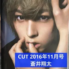 CUT 2016年11月号 蒼井翔太 切り抜き