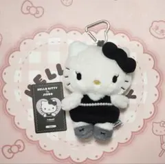 BLACKPINK ジス ハローキティぬいぐるみ キーホルダー ブラック