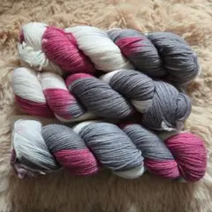 メリノウール毛糸　300g　編み物　マルチカラー　グラデーション