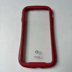 iFace Reflection iPhoneSE 強化ガラス クリア レッド