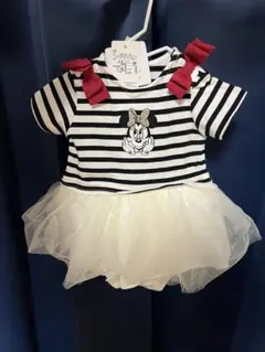 petit main プティマイン　ミニーチュール付きロンパース　80