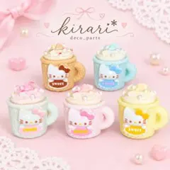 猫　ドリンク　ホイップ ミニチュア　デコパーツ プラパーツ ハンドメイド 資材