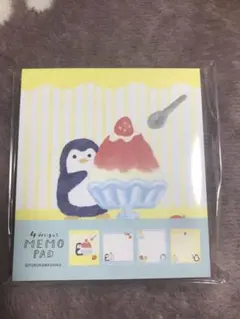 ペンギンデザイン メモ帳 100枚入り 古川紙工 新作 新品未使用 ブロックメモ