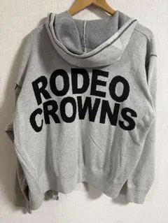 新品RODEO CROWNS WIDE BOWL グレー ジップアップパーカー