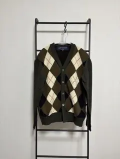 COMME des GARÇONS アーガイルカーディガン S