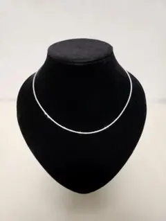 つけっぱなしokシルバー925製クリスクロスチェーン45cm
