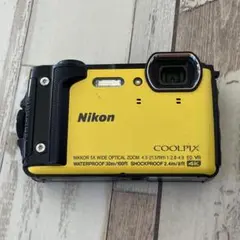 【ジャンク品本体のみ】NikonCOOLPIXW300イエロー防水カメラ4K対応 Nikon デジタルカメラ COOLPIX W300 クールピクス