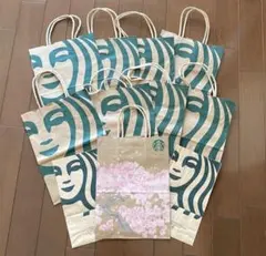 スターバックス 限定ショップ袋 9枚セット+2枚紙袋