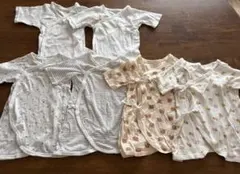 新生児　コンビ肌着4枚　短肌着2枚セット　6枚セット