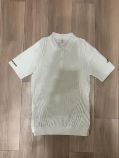 adidas golf 半袖ニットポロシャツ S