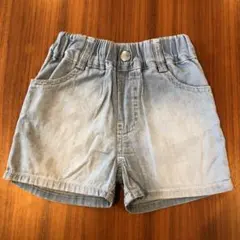 ライトブルーデニムショートパンツ