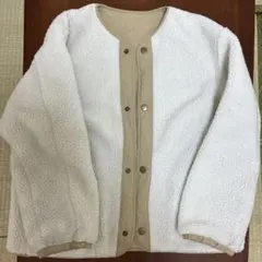 フリースリバーシブルジャケット　ユニクロ　140 中古